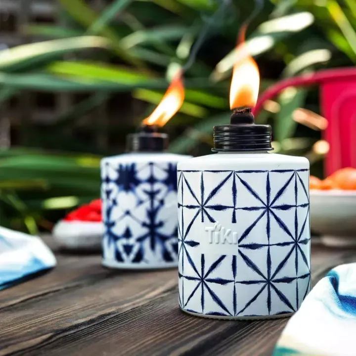 Tabletop torches from Tiki, available at Target
