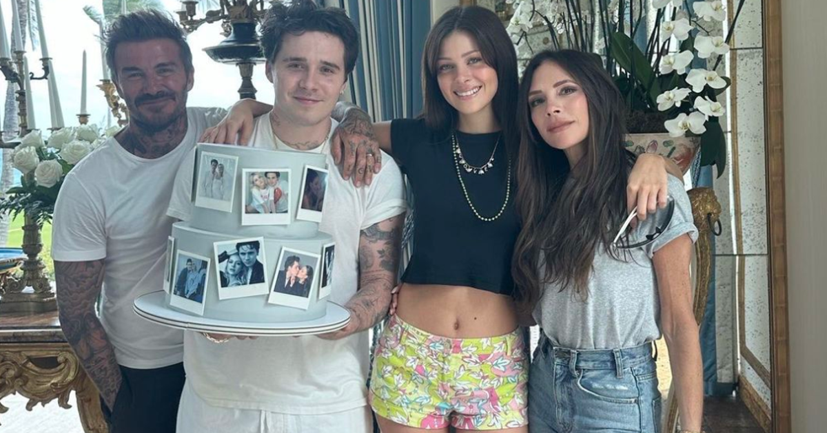 Photo of Brooklyn And Nicola Peltz-Beckham Joined By Victoria And David On First Wedding Anniversary