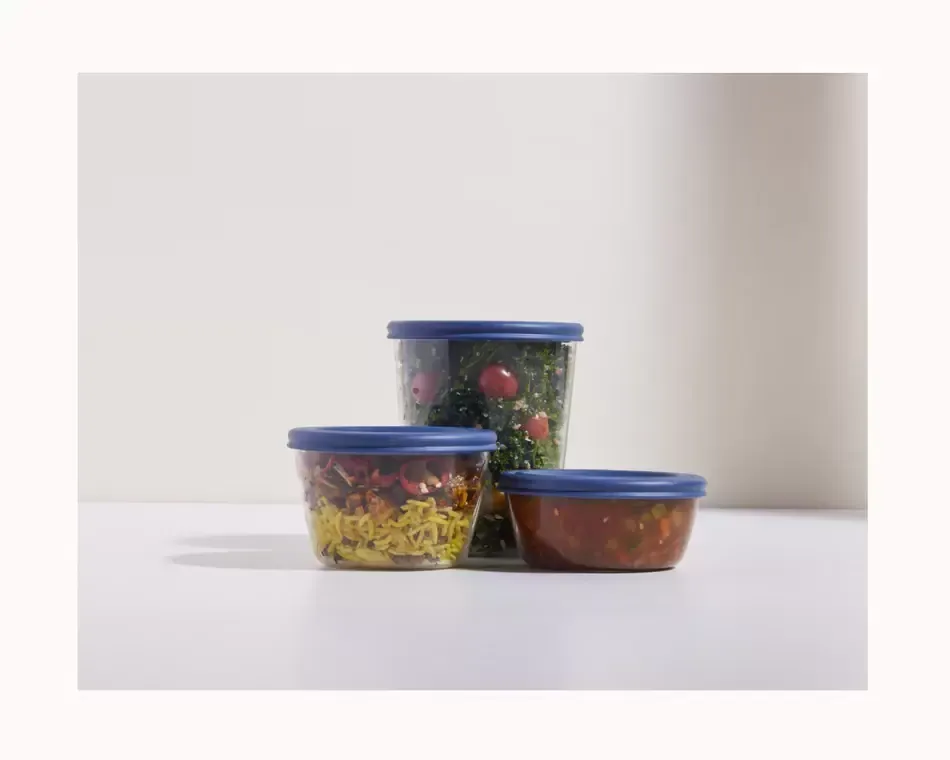 Pyrex PRAIRIE GARDEN 3 Cup RECTANGULAR Food Storage Container
