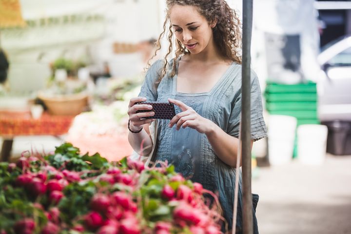 Think twice about snapping photos of produce that you don't intend to buy.