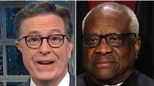 Stephen Colbert Exposes The Biggest Hole In Clarence Thomas’ Excuse