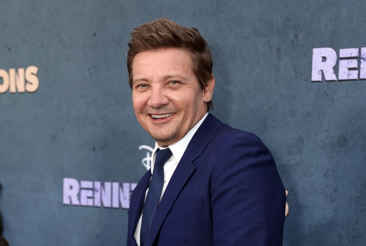 Jeremy Renner attends the world premiere event for the Disney+ original series Rennervations.