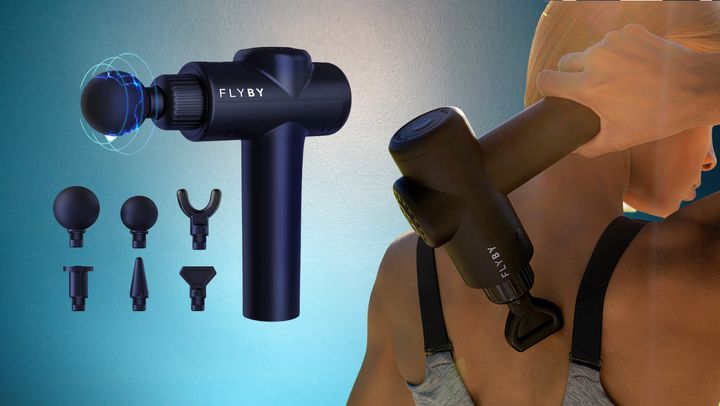 Get the Flyby massage gun for over 50% off at both Flyby and Amazon.