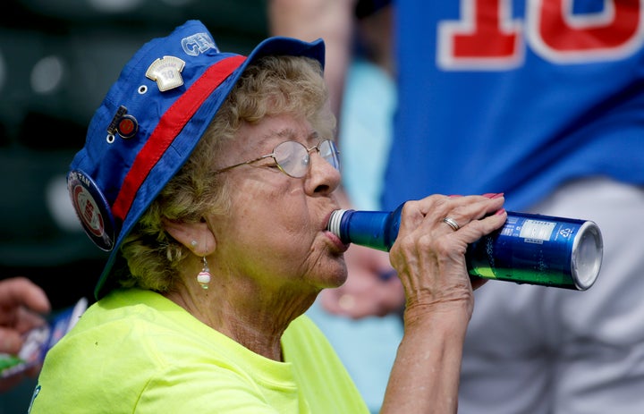 Thanks to the pitch clock, the action is moving much faster at Major League Baseball games. It also means a little less time for fans to enjoy a frosty adult beverage. (AP Photo/Chris Carlson, File)