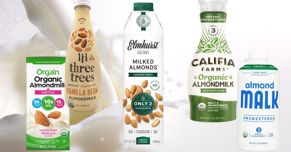The Healthiest Almond Milks You Can Buy, According To Nutritionists