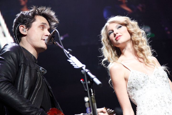 John Mayer and Taylor Swift pictured in 2009