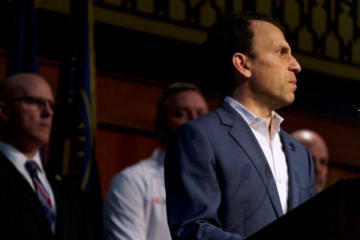 Louisville Mayor Craig Greenberg on Tuesday urged his state's Republican-majority lawmakers to provide Kentucky's cities with local autonomy in how they can reduce violent crime.