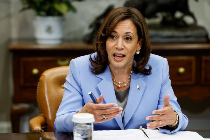 Vice President Kamala Harris said Americans only need to look in their medicine cabinets to see how the ruling could ripple across American health care.