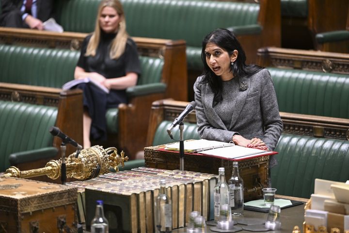 Suella Braverman in the House of Commons.