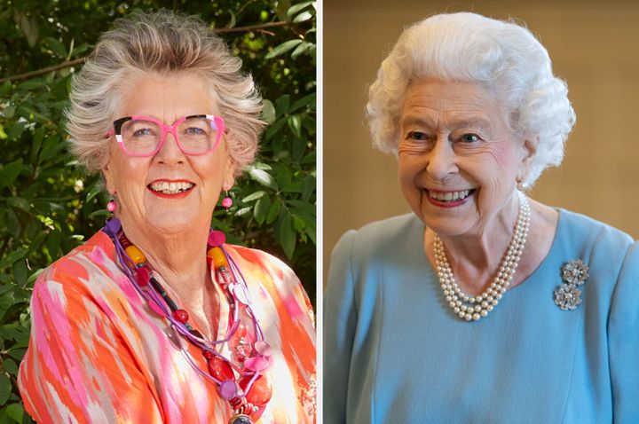 Prue Leith and The Queen