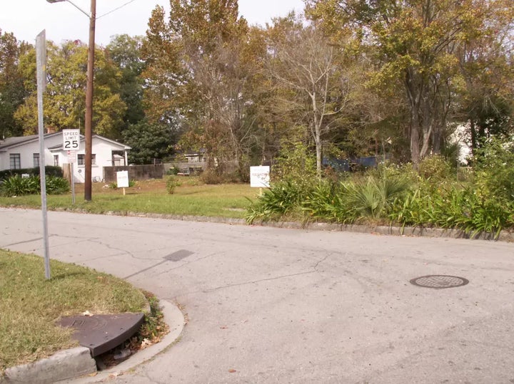 A 2014 photograph shows the vacant lots that Crow bought from Thomas.