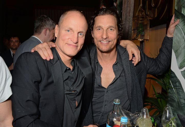 Woody Harrelson and Matthew McConaughey pictured in 2018