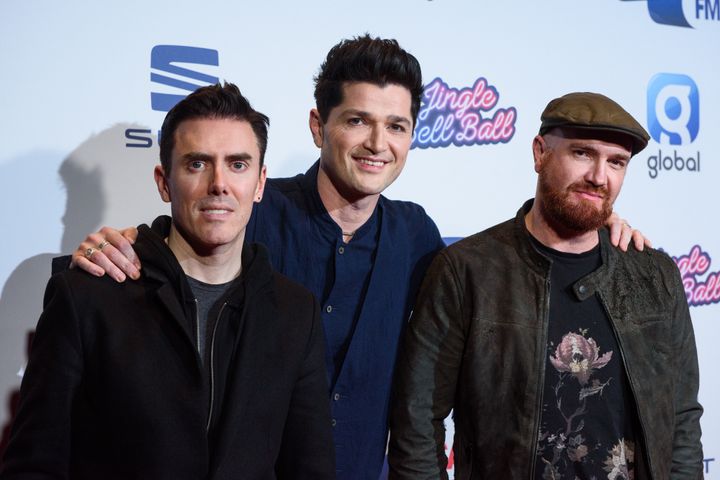 Mark Sheehan (right) with bandmates Glen Power and Danny O'Donoghue