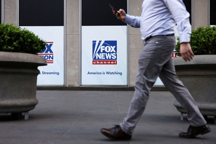 The Fox News New York City headquarters. The network faces a lawsuit by Dominion Voting Systems and the trial will start soon in Wilmington, Delaware.