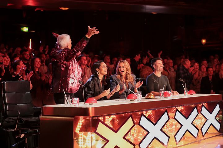 Bruno hit his Golden Buzzer while the act was still performing, which has never been done befor