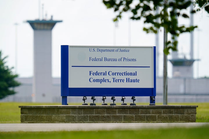 The federal prison complex in Terre Haute, Indiana, is pictured.