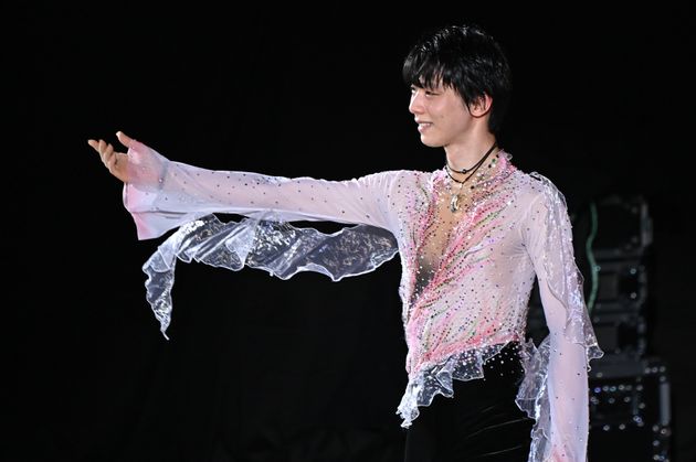 アイスショーで演技する羽生結弦さん＝2022年11月4日（日本・横浜）