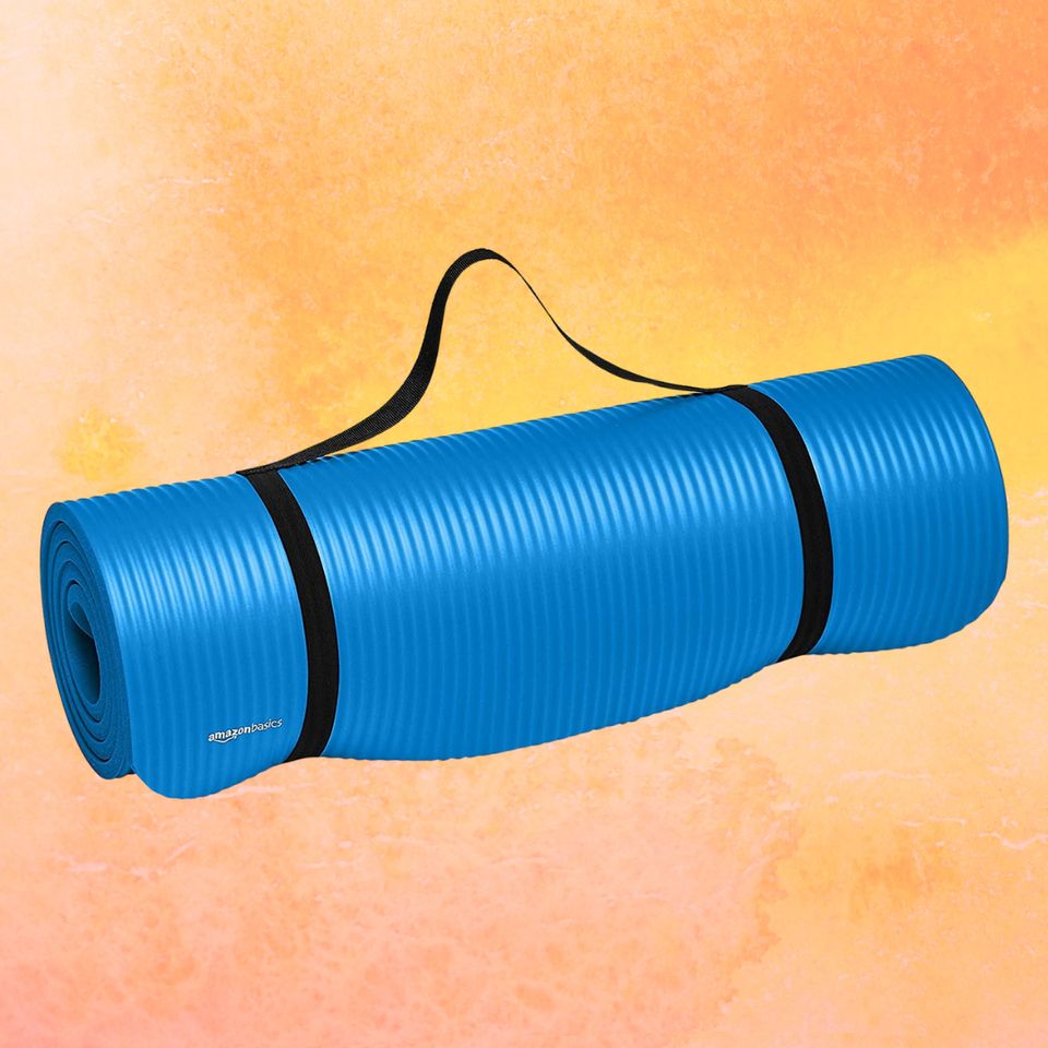 A half-inch extra thick exercise mat