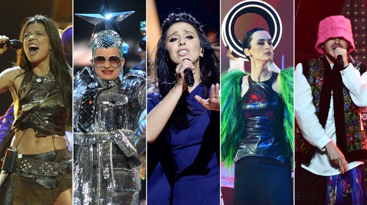 A selection of Ukraine's biggest ever success stories at the Eurovision Song Contest
