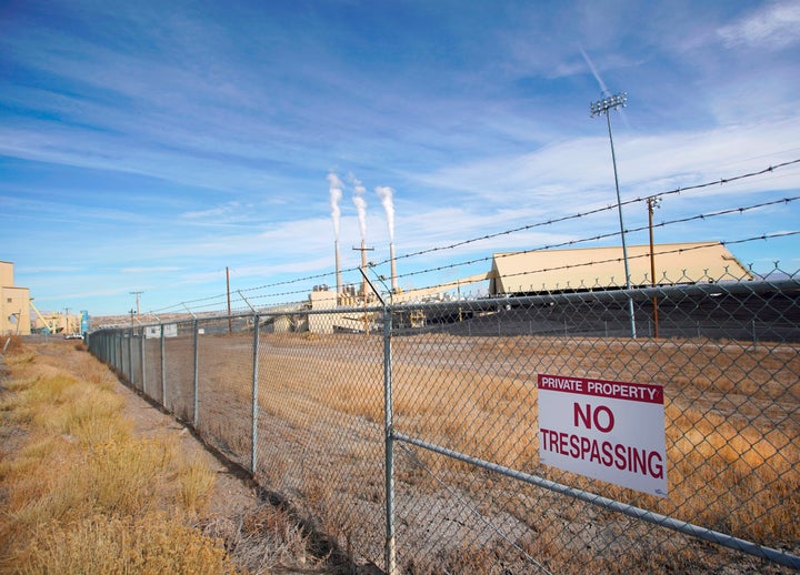 PacifiCorp's Hunter Power Plant releases steam as it burns coal outside of Castle Dale, Utah, on Nov. 14, 2019.