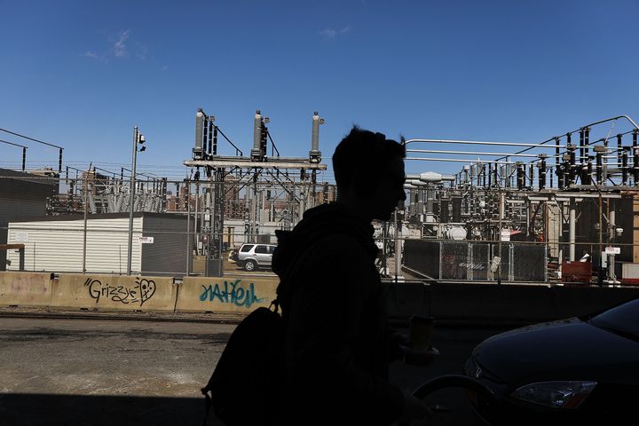 A Con Edison power plant in a Brooklyn neighborhood on March 15, 2018, in New York City.