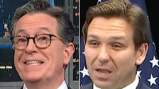 ‘Come On, Ron!’: Stephen Colbert Taunts DeSantis For Losing Disney Fight
