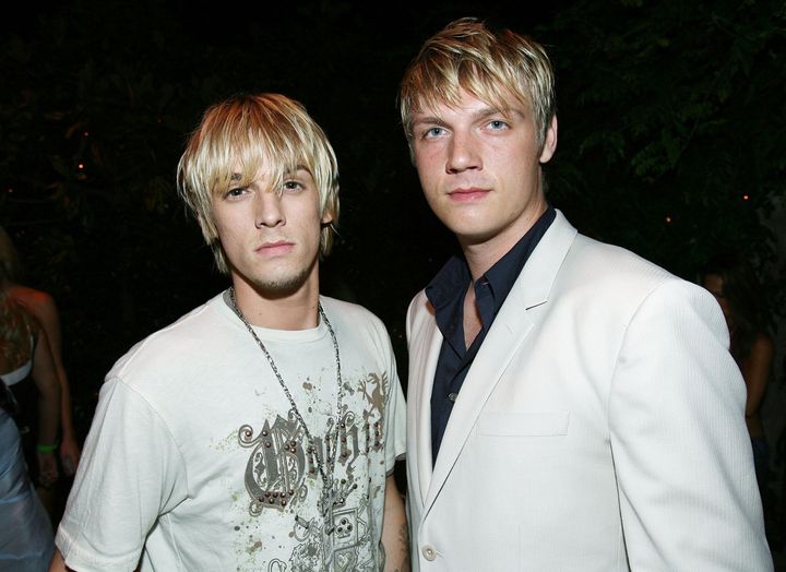 Aaron and Nick Carter in 2006