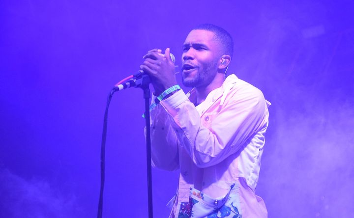 Frank Ocean on stage in 2014