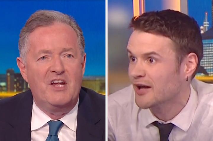 Piers Morgan and activist James Skeet clashed on live TV last night