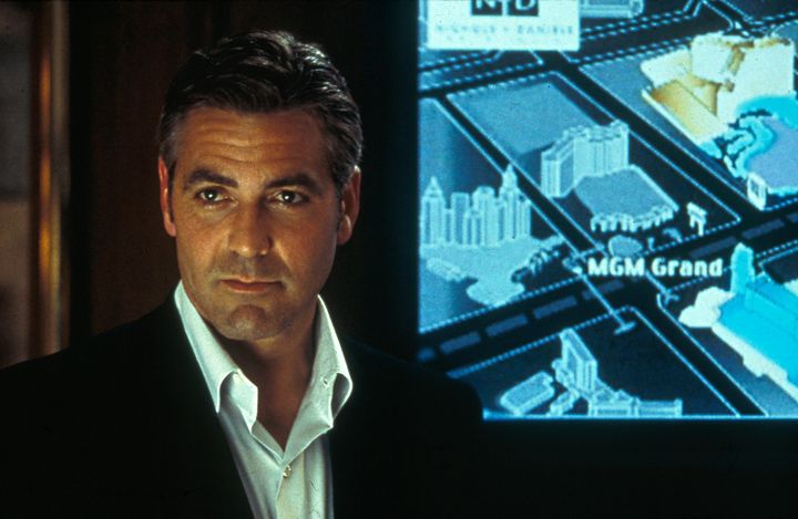 George Clooney as Danny Ocean in Ocean's Eleven