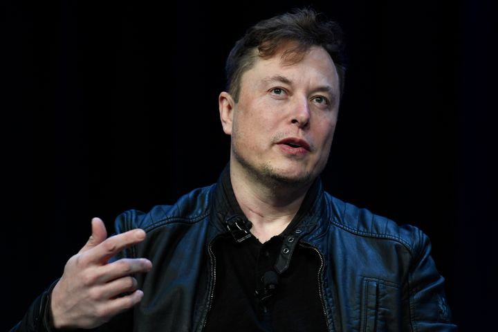 FILE - Tesla and SpaceX CEO Elon Musk speaks at the SATELLITE Conference and Exhibition, March 9, 2020, in Washington.