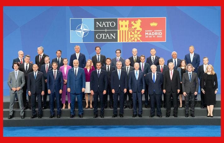 NATO family photo during the Nato summit in Madrid, Spain, in June 29, 2022.