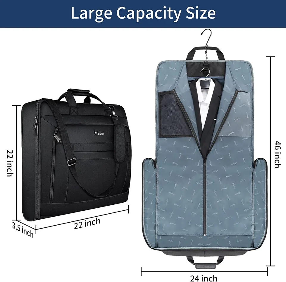 Basics Travel Hanging Luggage Suit Garment Bag