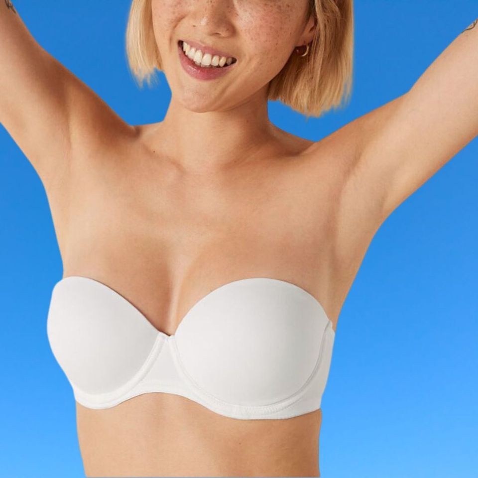 Detachable Strapless Bra for Women, Small Breasts, Large Upper
