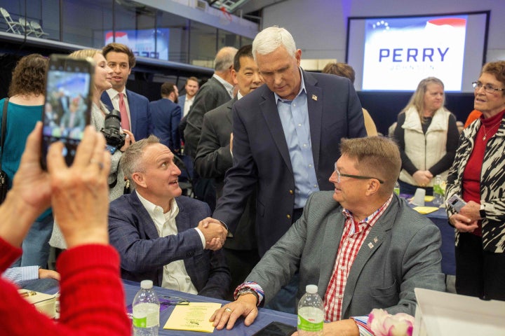 Former Vice President Mike Pence vowed to fight what he called "radical gender ideology" at a gathering of social conservatives in Iowa on Saturday.
