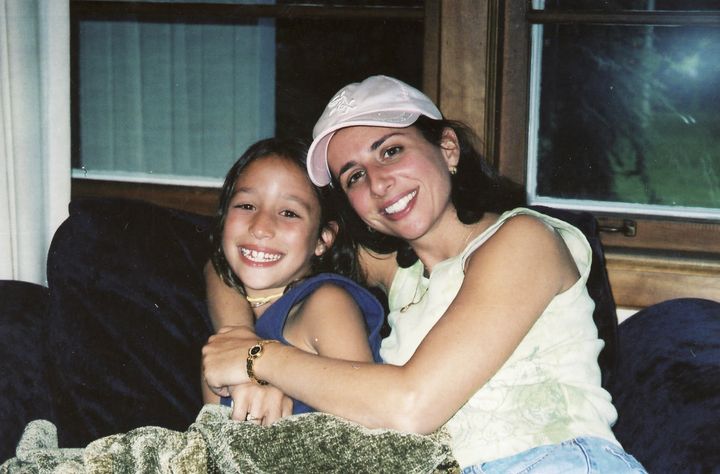 The author and her daughter Faith. "Faith is 9 in this photo, the same age she was the first time she threatened to hurt herself with a knife," the author writes.