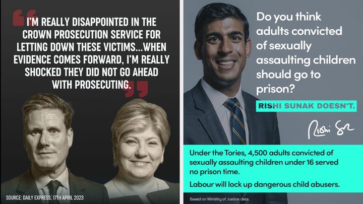 The Tories new advert and Labour's recent controversial ad