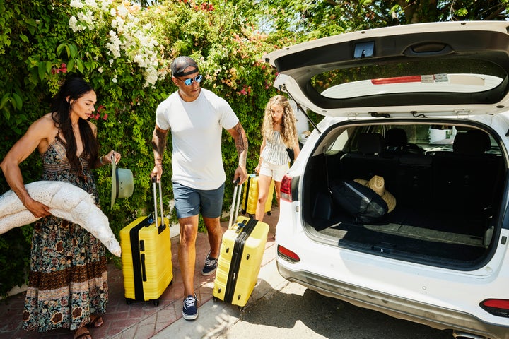 Whether you're taking a flight or embarking on a road trip, make sure to have extra clothes and emergency supplies accessible along the way. 