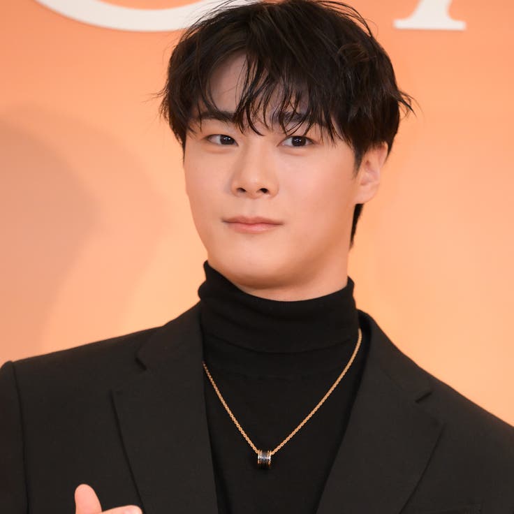 K-pop star Moon Bin attends the 2022 Bulgari Aurora Awards in Seoul on Oct. 18, 2022.
