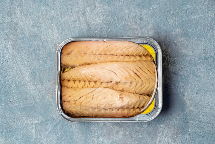 Branch out beyond tuna to try something like mackerel, seen here.