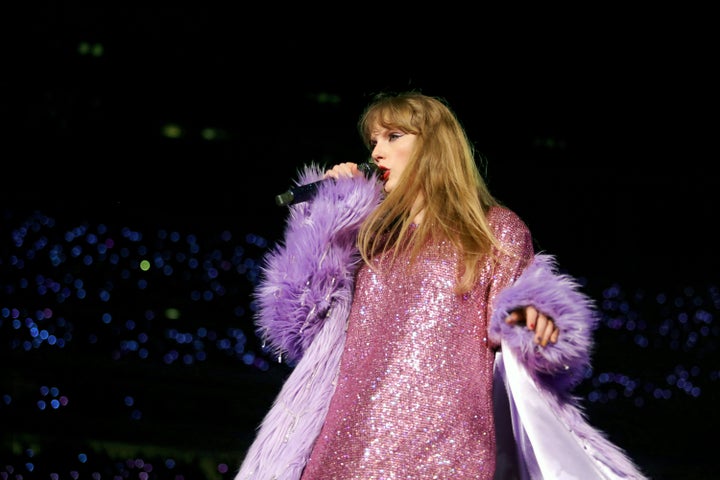 Taylor Swift performs in Houston on Friday.