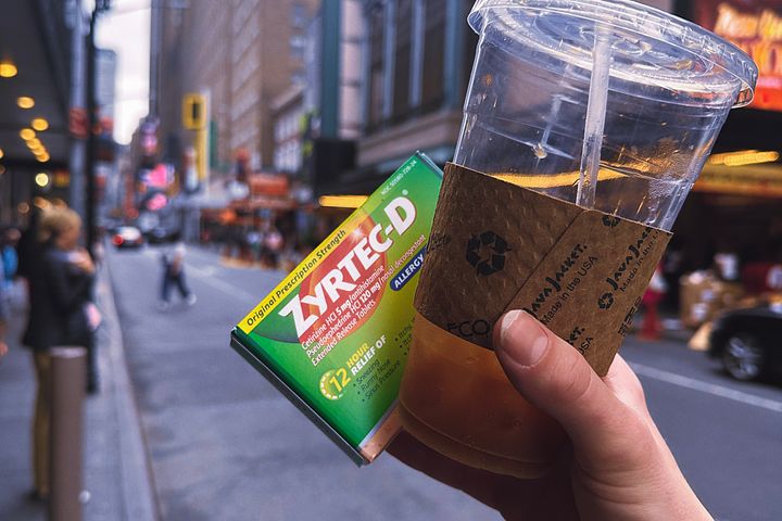"Doing a Broadway show in the spring means allergy meds and cold brew with oat milk."