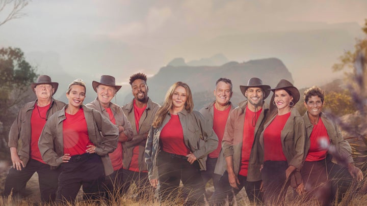 The original nine stars of I'm A Celebrity South Africa