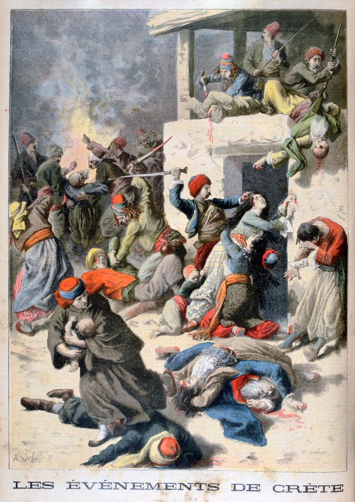 Κρήτη 1896 Εξέγερση των Κρητών και σφαγές από τους Οθωμανούς 