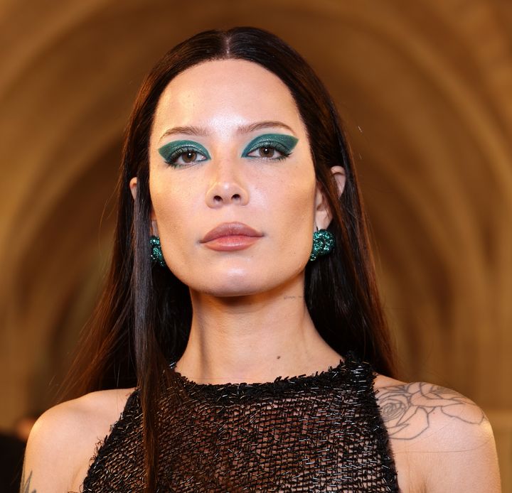 Halsey attends the Lanvin Womenswear Fall Winter 2023-2024 show as part of Paris Fashion Week on March 05, 2023.