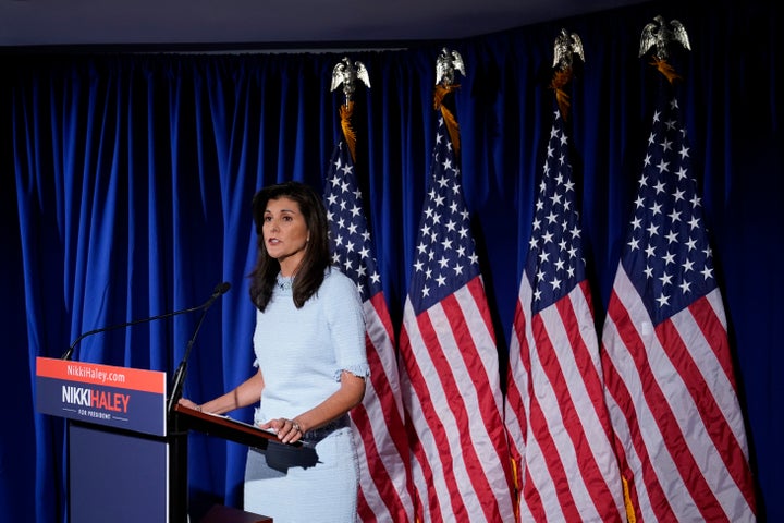 Republican presidential candidate Nikki Haley is attempting to stake out a middle ground on abortion.