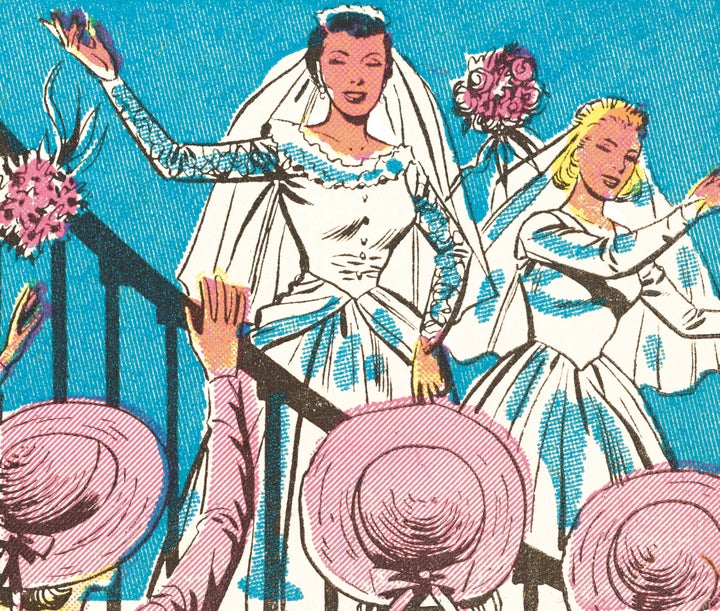 The bouquet toss, once a popular wedding tradition, has lost traction.