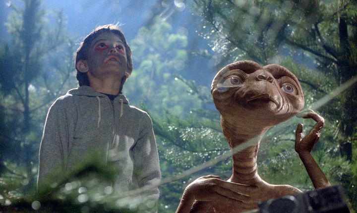 Henry Thomas on the set of "E.T. the Extra-Terrestrial." Recently, Steven Spielberg reflected on his 1982 film, disclosing a big regret about an editing decision he made years after the film's release.