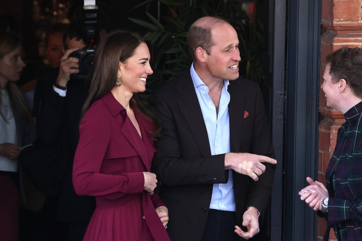 The Prince and Princess of Wales on a royal engagement in Birmingham last week