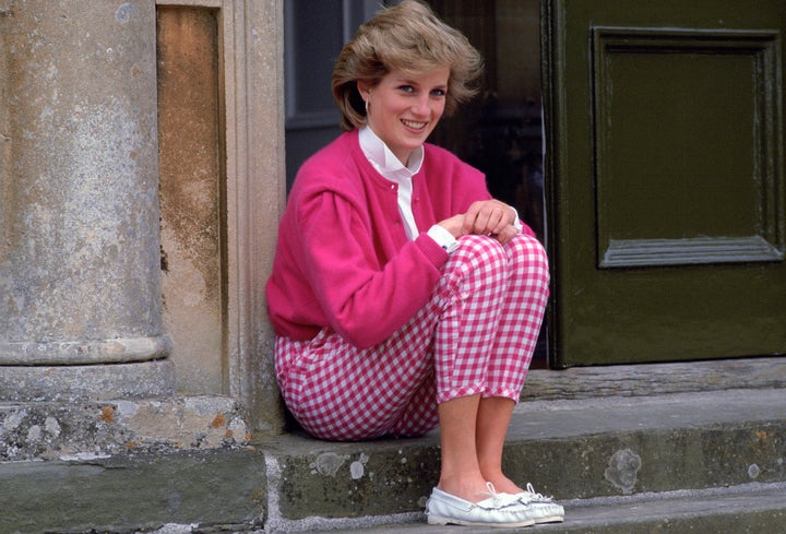 Princess Diana's iconic style featured many cozy cardigans to keep her warm in the dreary British weather. The sweater's association with Britain inspired the Swedish rock band The Cardigans' name, as its members were self-proclaimed Britophiles. 